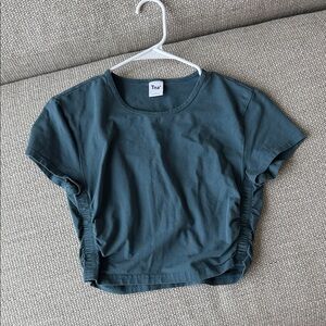 Tna Teal Short Sleeve Top